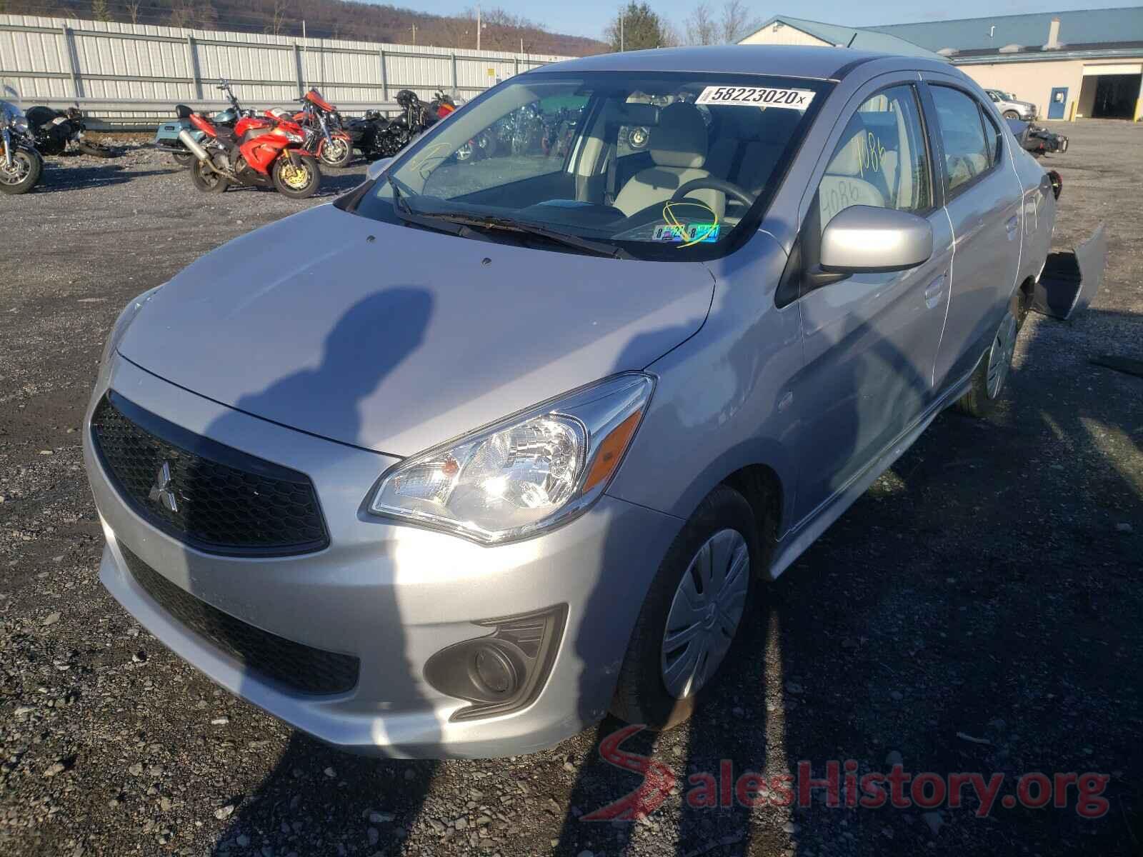 ML32F3FJ7LHF07594 2020 MITSUBISHI MIRAGE