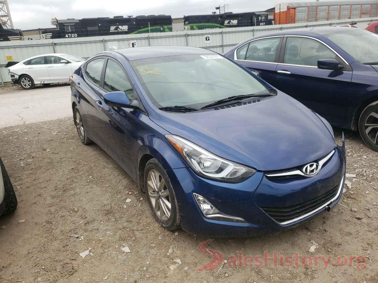 5NPDH4AE7GH797839 2016 HYUNDAI ELANTRA