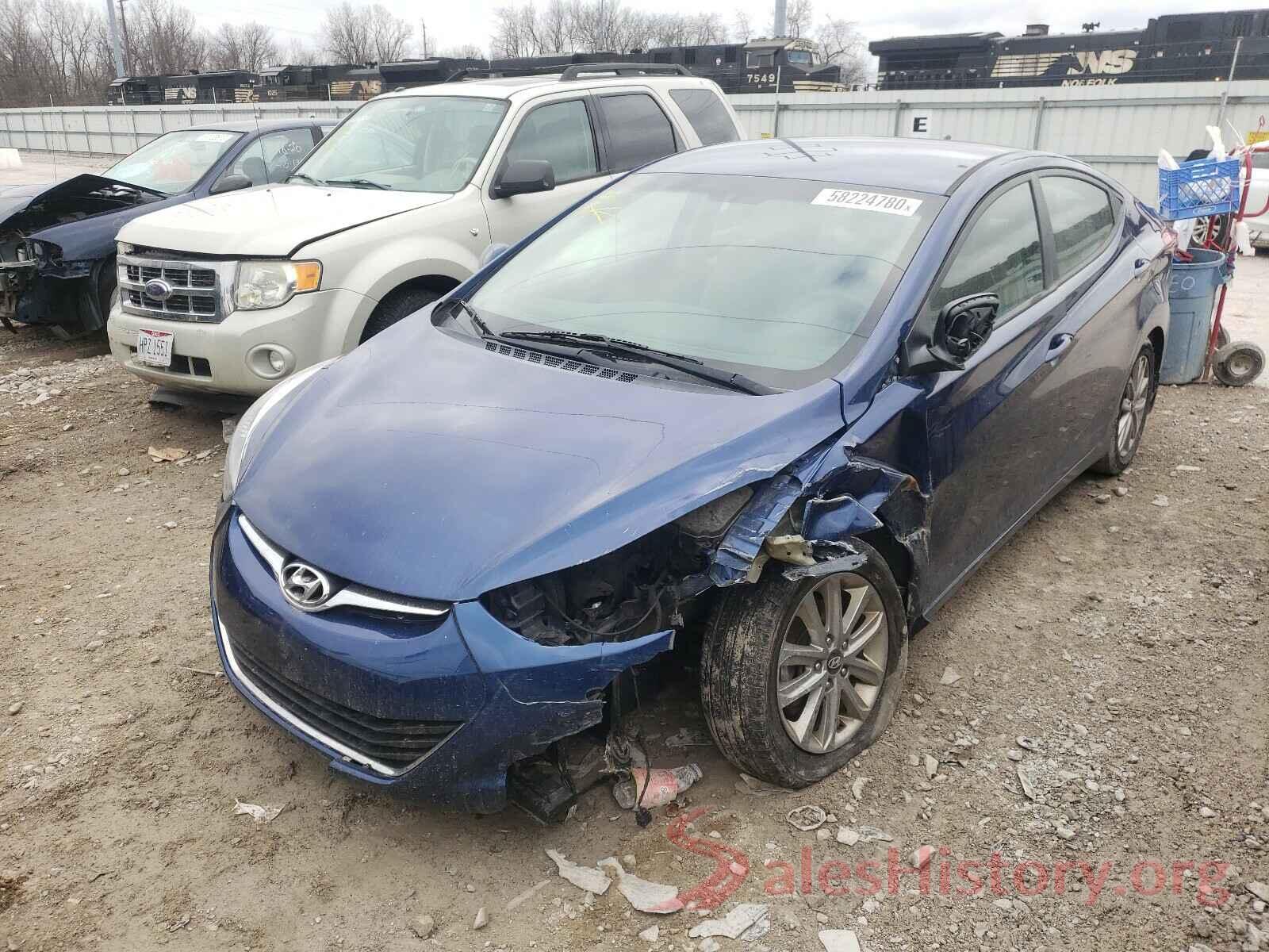 5NPDH4AE7GH797839 2016 HYUNDAI ELANTRA