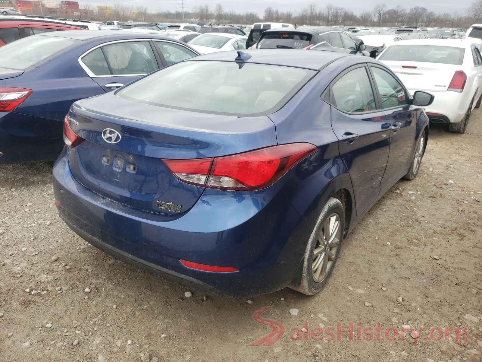 5NPDH4AE7GH797839 2016 HYUNDAI ELANTRA