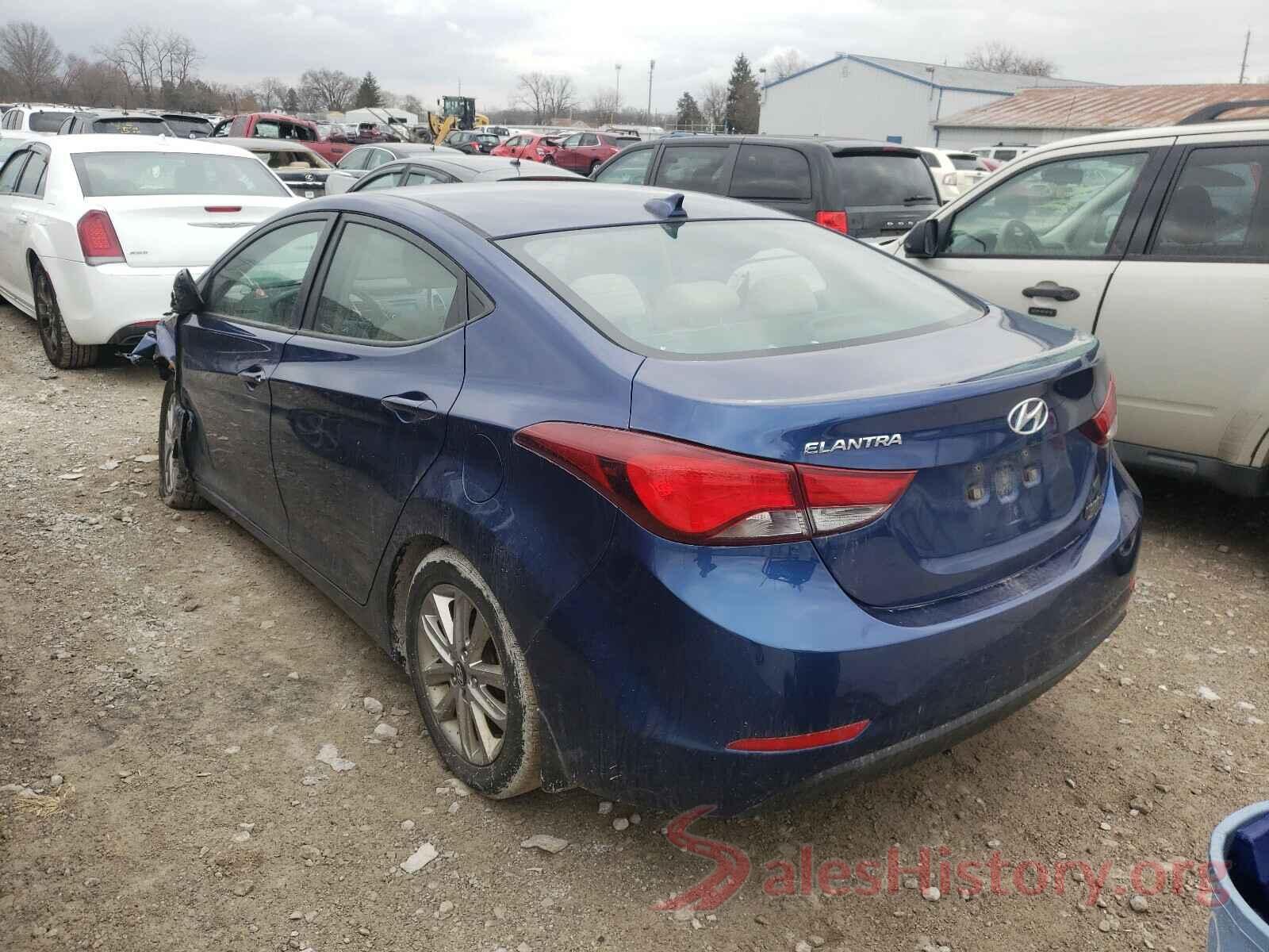 5NPDH4AE7GH797839 2016 HYUNDAI ELANTRA