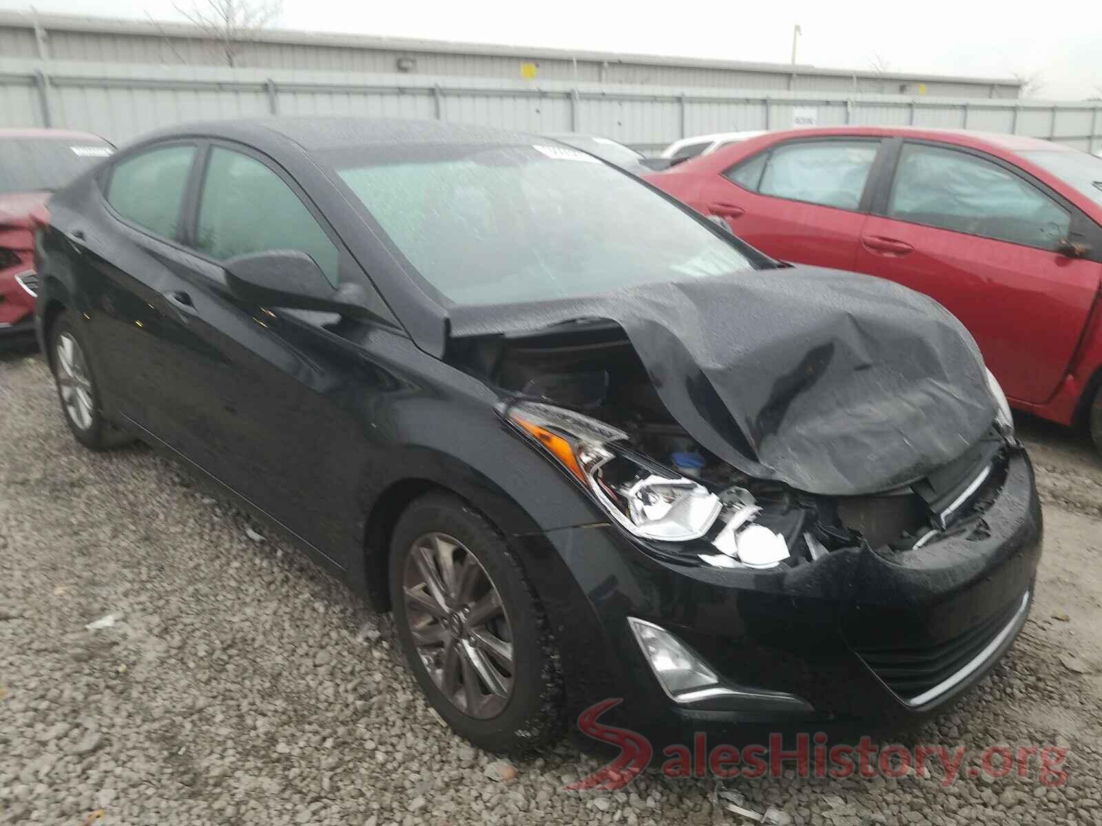 5NPDH4AE4GH653133 2016 HYUNDAI ELANTRA