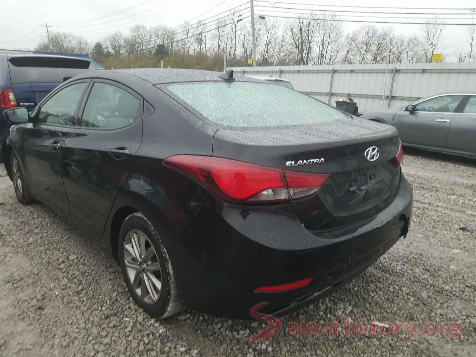 5NPDH4AE4GH653133 2016 HYUNDAI ELANTRA