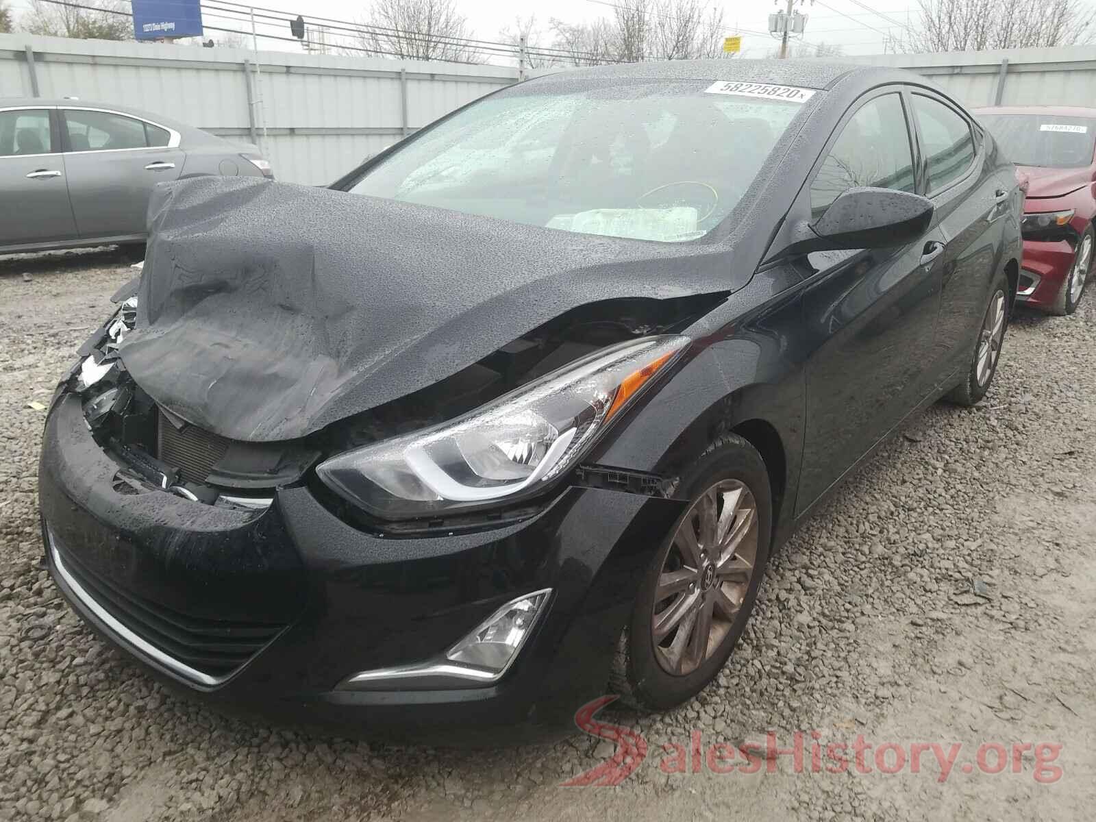 5NPDH4AE4GH653133 2016 HYUNDAI ELANTRA