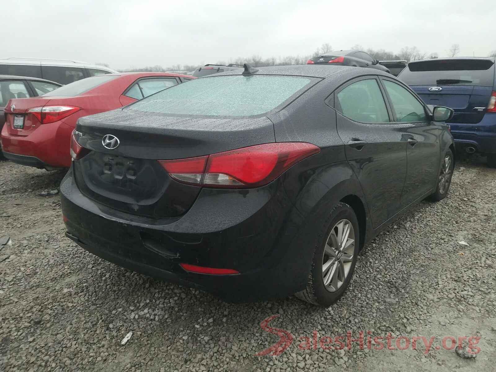 5NPDH4AE4GH653133 2016 HYUNDAI ELANTRA