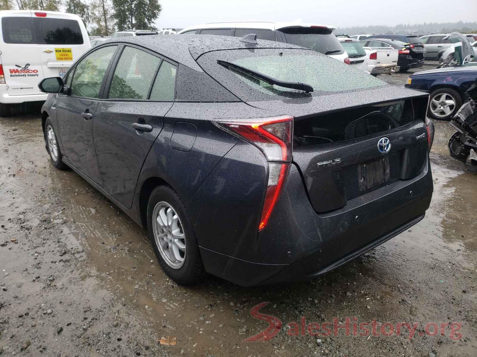 JTDKBRFU7H3040314 2017 TOYOTA PRIUS