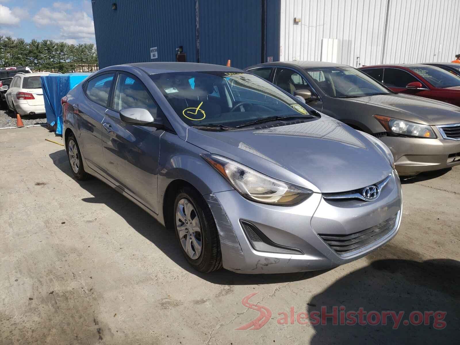 5NPDH4AEXGH713769 2016 HYUNDAI ELANTRA