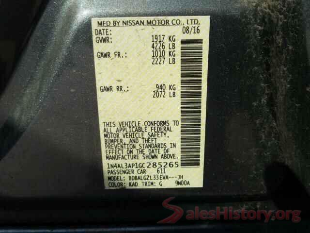 1N4AL3AP1GC285265 2016 NISSAN ALTIMA