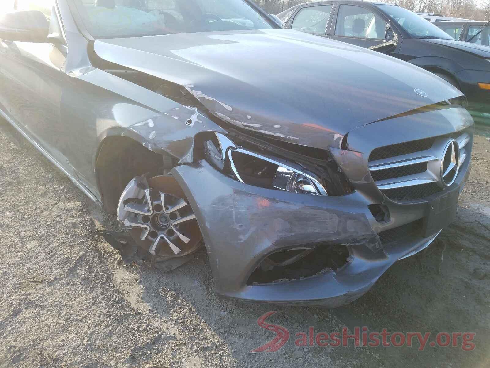 55SWF4KB7HU228734 2017 MERCEDES-BENZ C CLASS