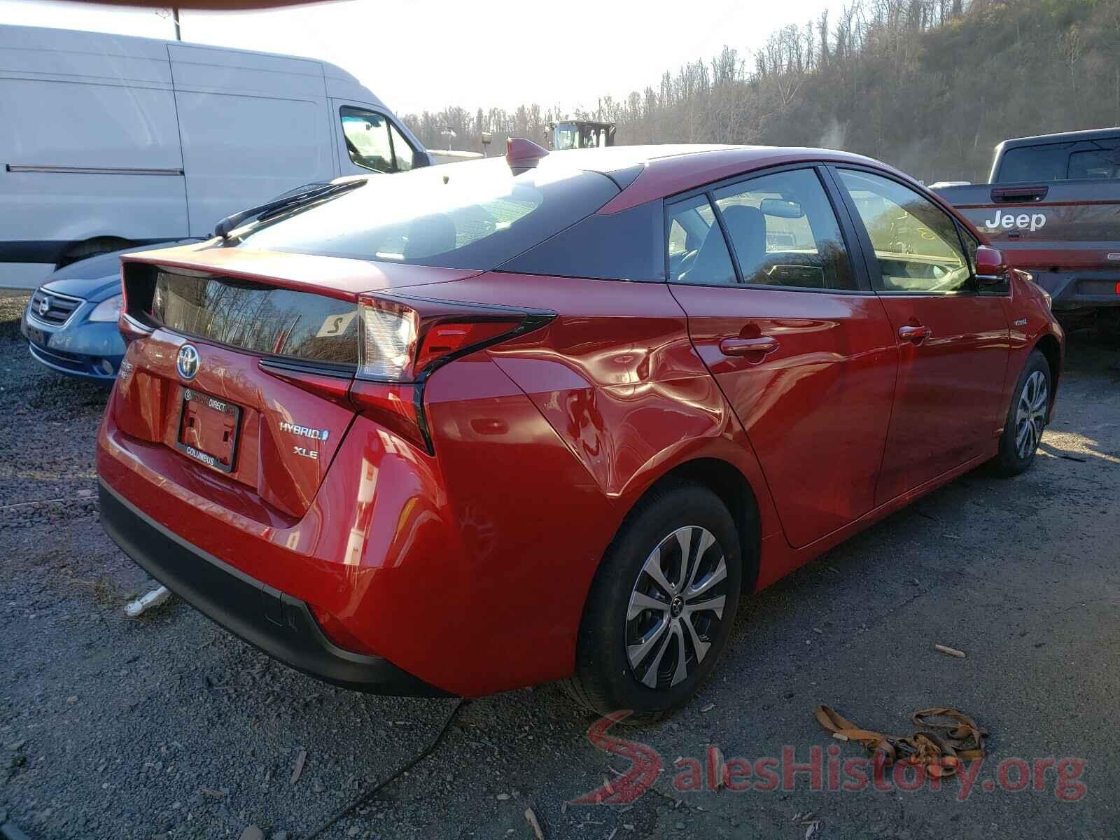 JTDL9RFU4K3002174 2019 TOYOTA PRIUS