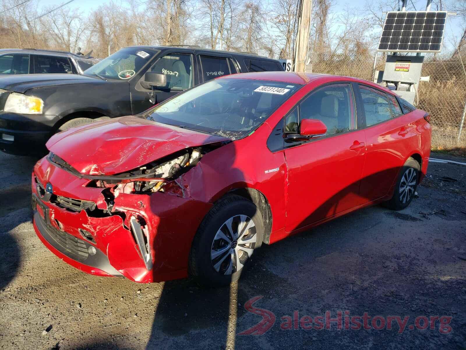 JTDL9RFU4K3002174 2019 TOYOTA PRIUS