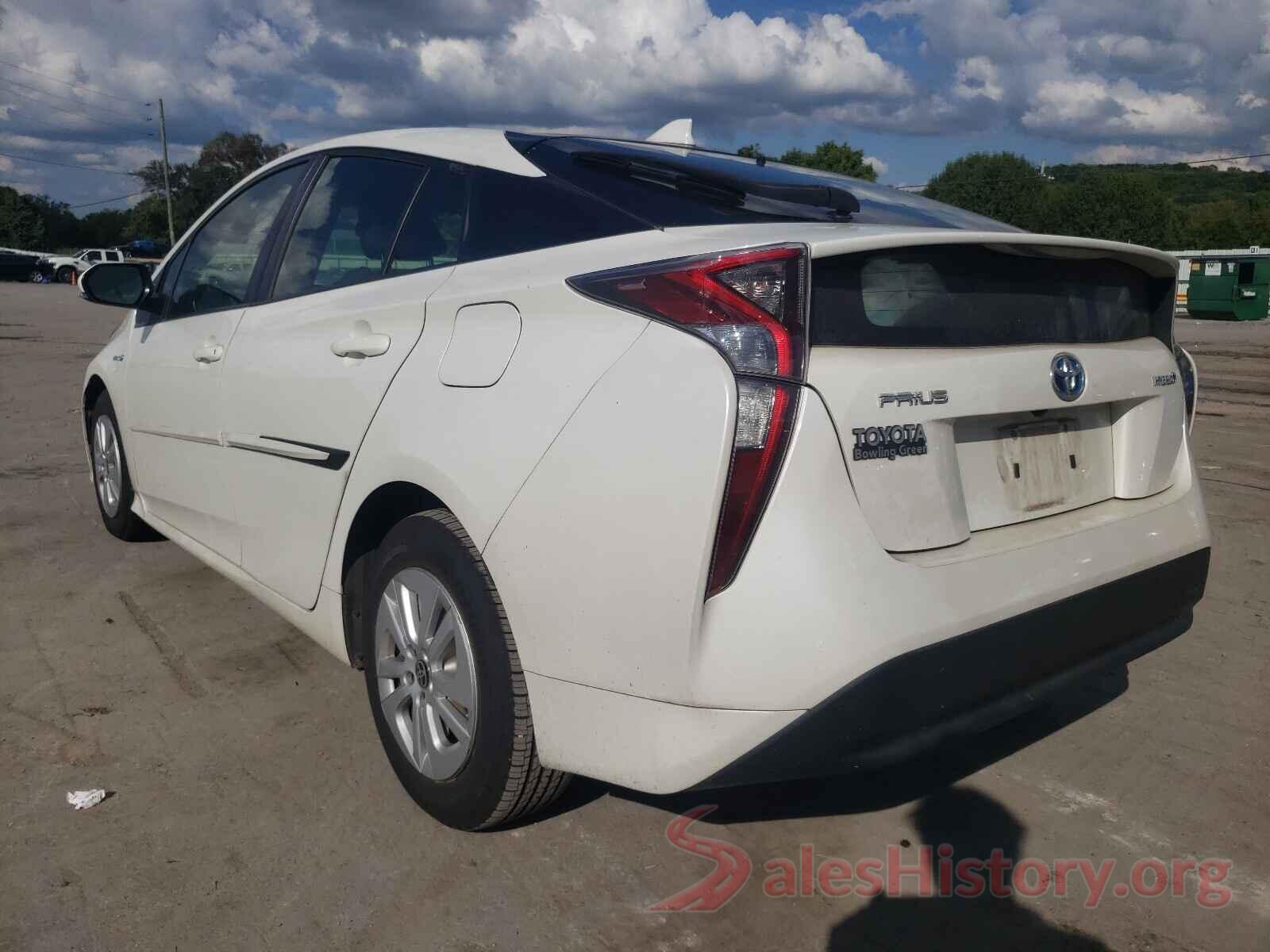 JTDKBRFU4G3015837 2016 TOYOTA PRIUS