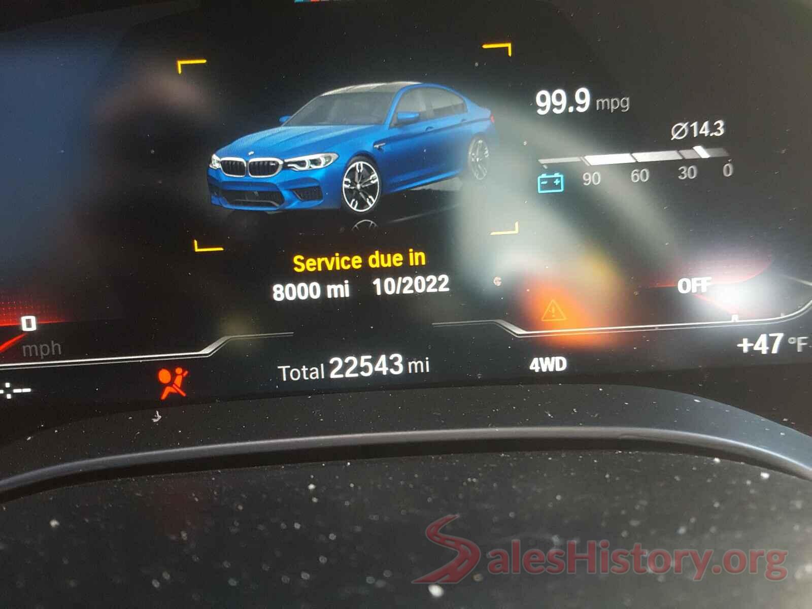 WBSJF0C05LCD30438 2020 BMW M5