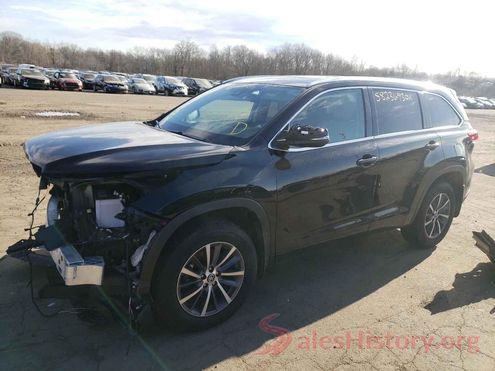 5TDJZRFH2HS447661 2017 TOYOTA HIGHLANDER