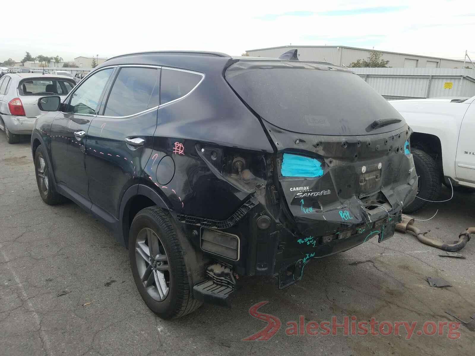 5NMZU3LB1HH007738 2017 HYUNDAI SANTA FE