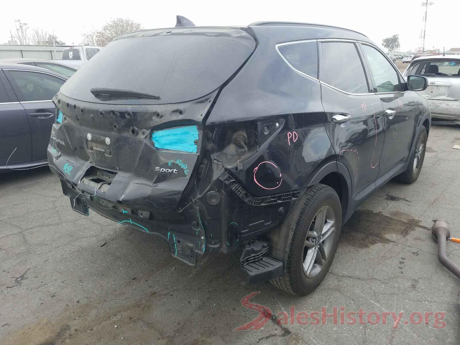 5NMZU3LB1HH007738 2017 HYUNDAI SANTA FE