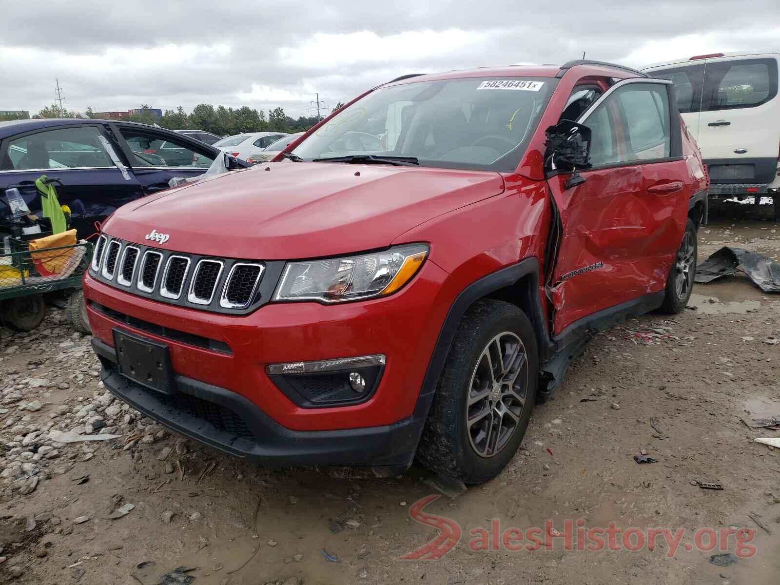 3C4NJDBB0HT657257 2017 JEEP COMPASS