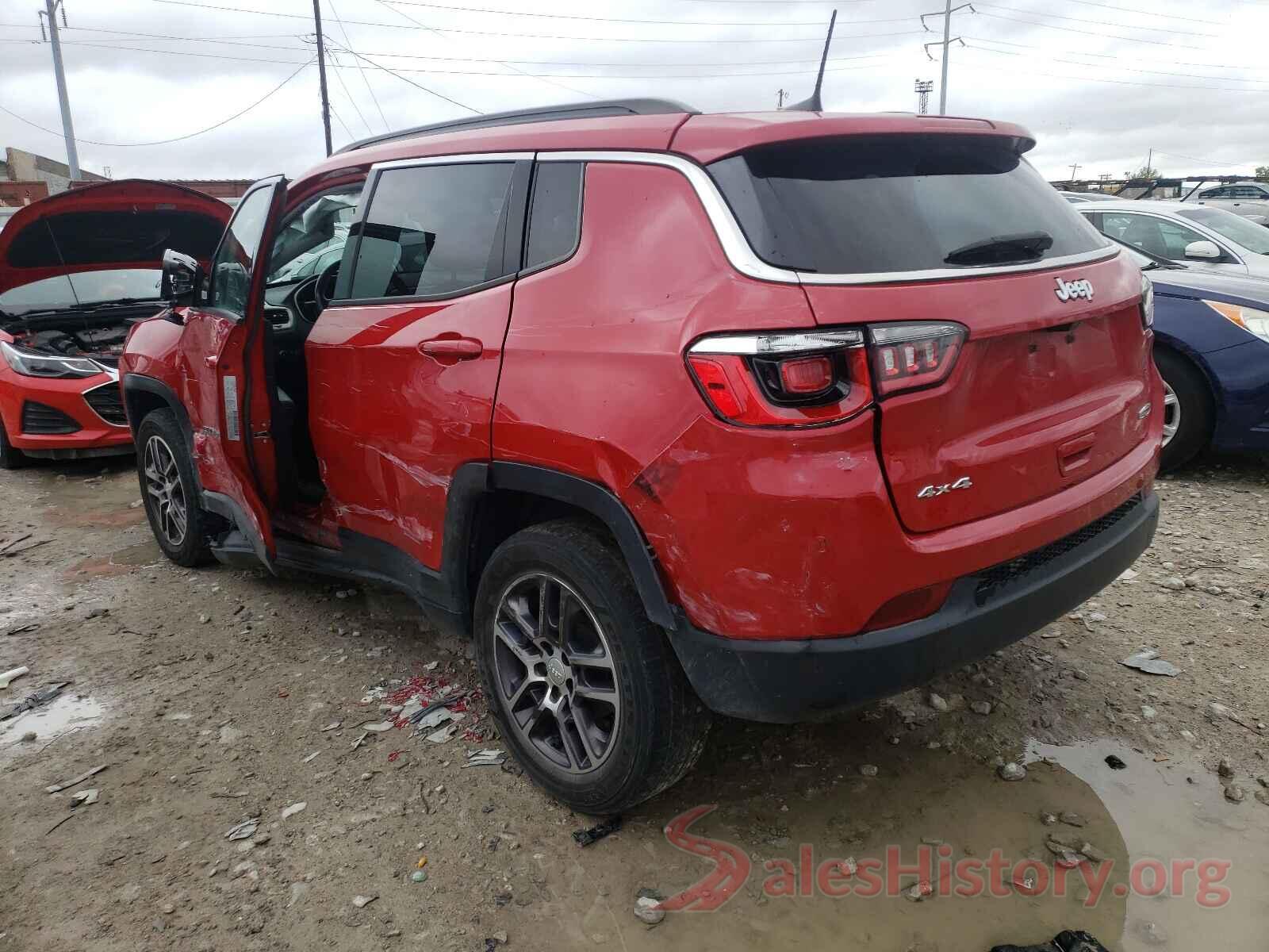 3C4NJDBB0HT657257 2017 JEEP COMPASS