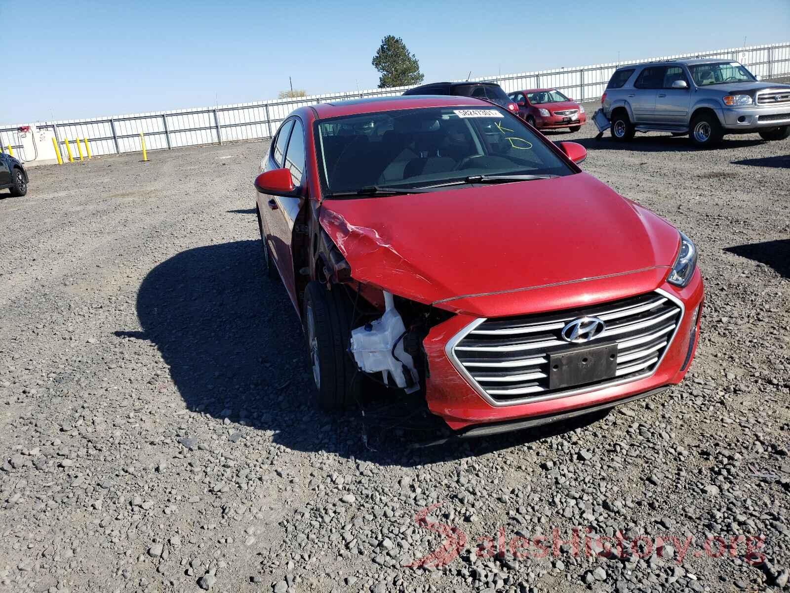 5NPD84LF1HH142616 2017 HYUNDAI ELANTRA