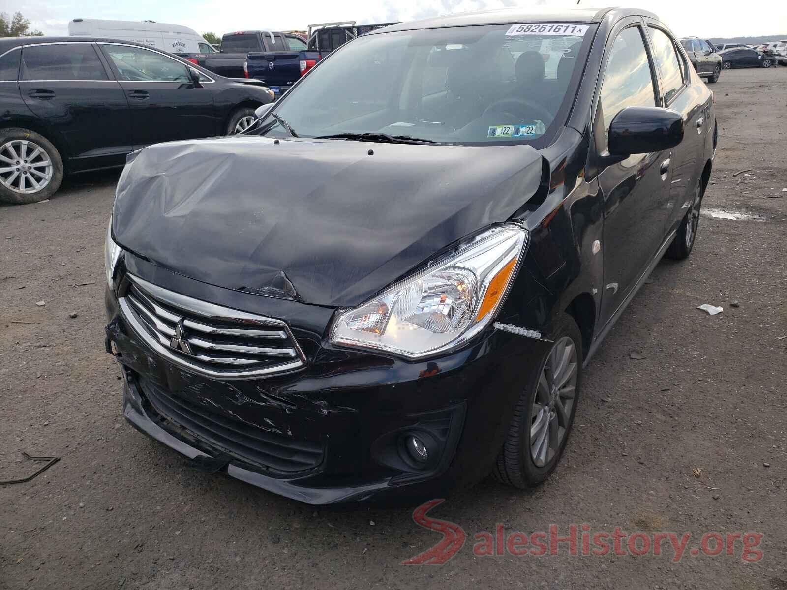 ML32F3FJ6KHF08119 2019 MITSUBISHI MIRAGE