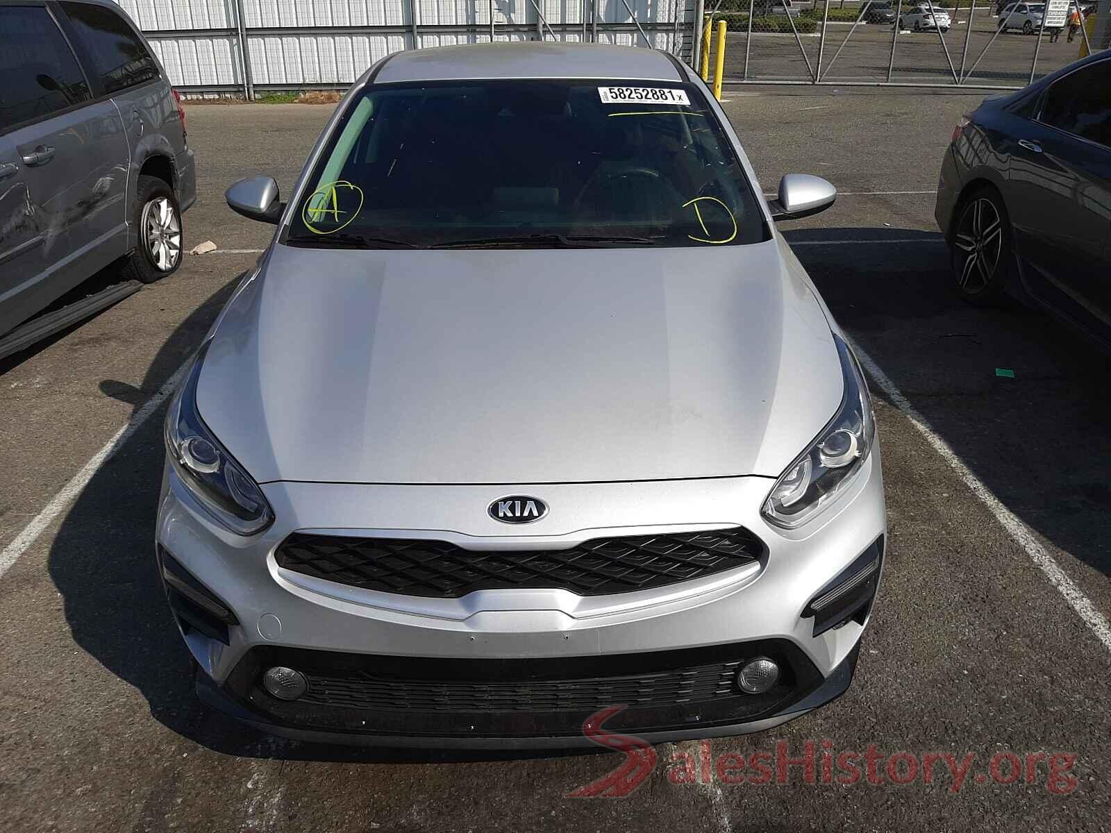 3KPF24AD1LE257841 2020 KIA FORTE