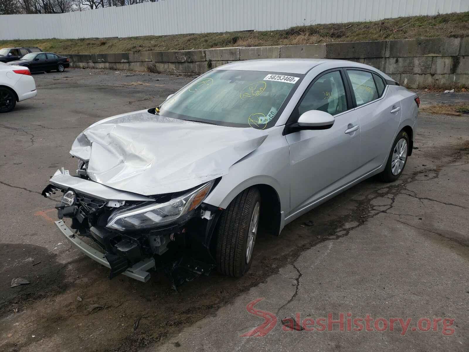 3N1AB8BV6LY264083 2020 NISSAN SENTRA