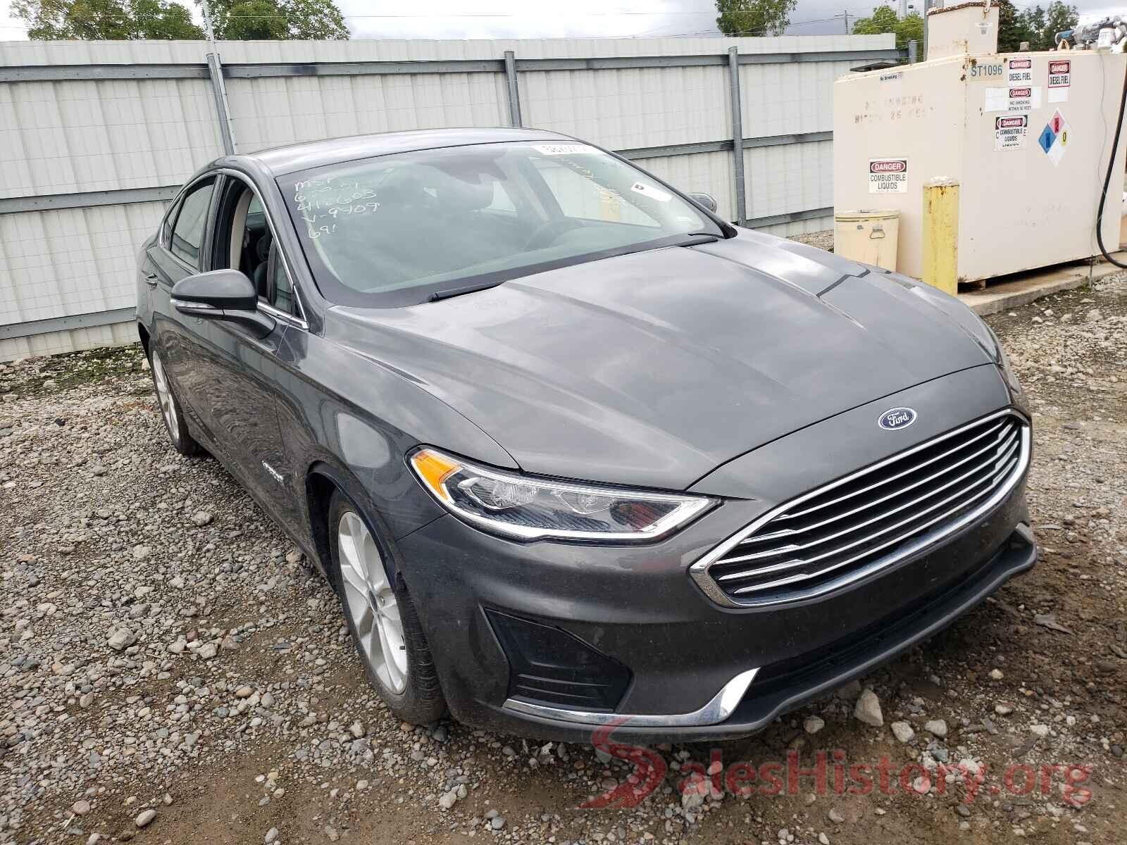 3FA6P0MU9KR139409 2019 FORD FUSION