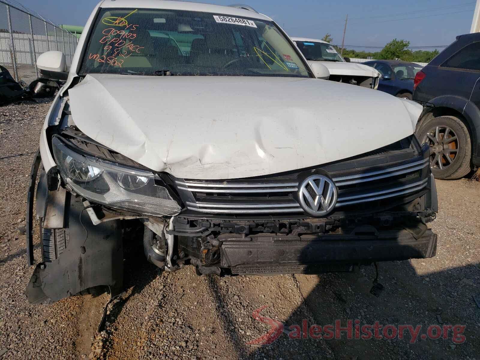 WVGRV7AX6HW502562 2017 VOLKSWAGEN TIGUAN