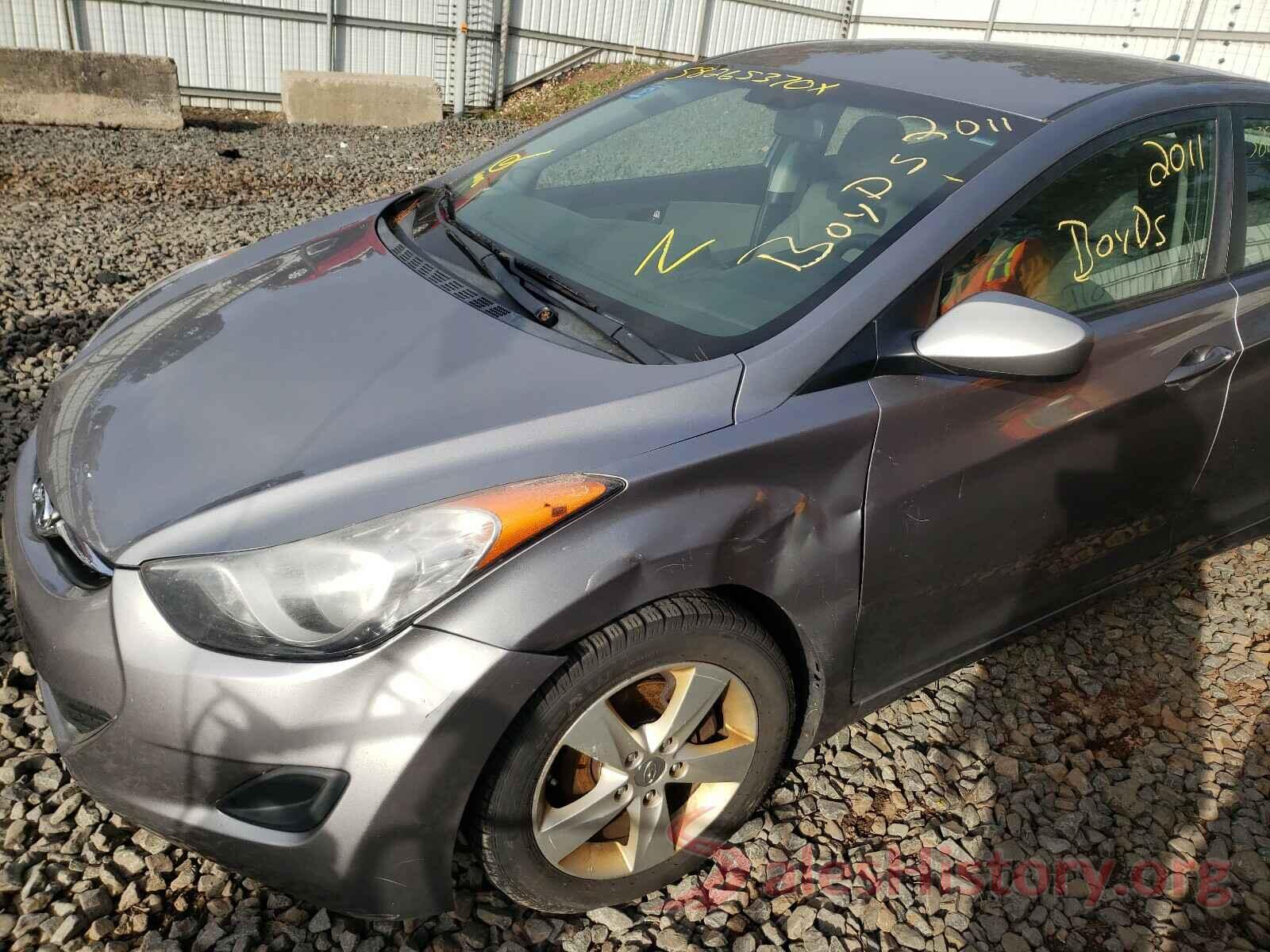 KMHDH4AE8BU129428 2011 HYUNDAI ELANTRA