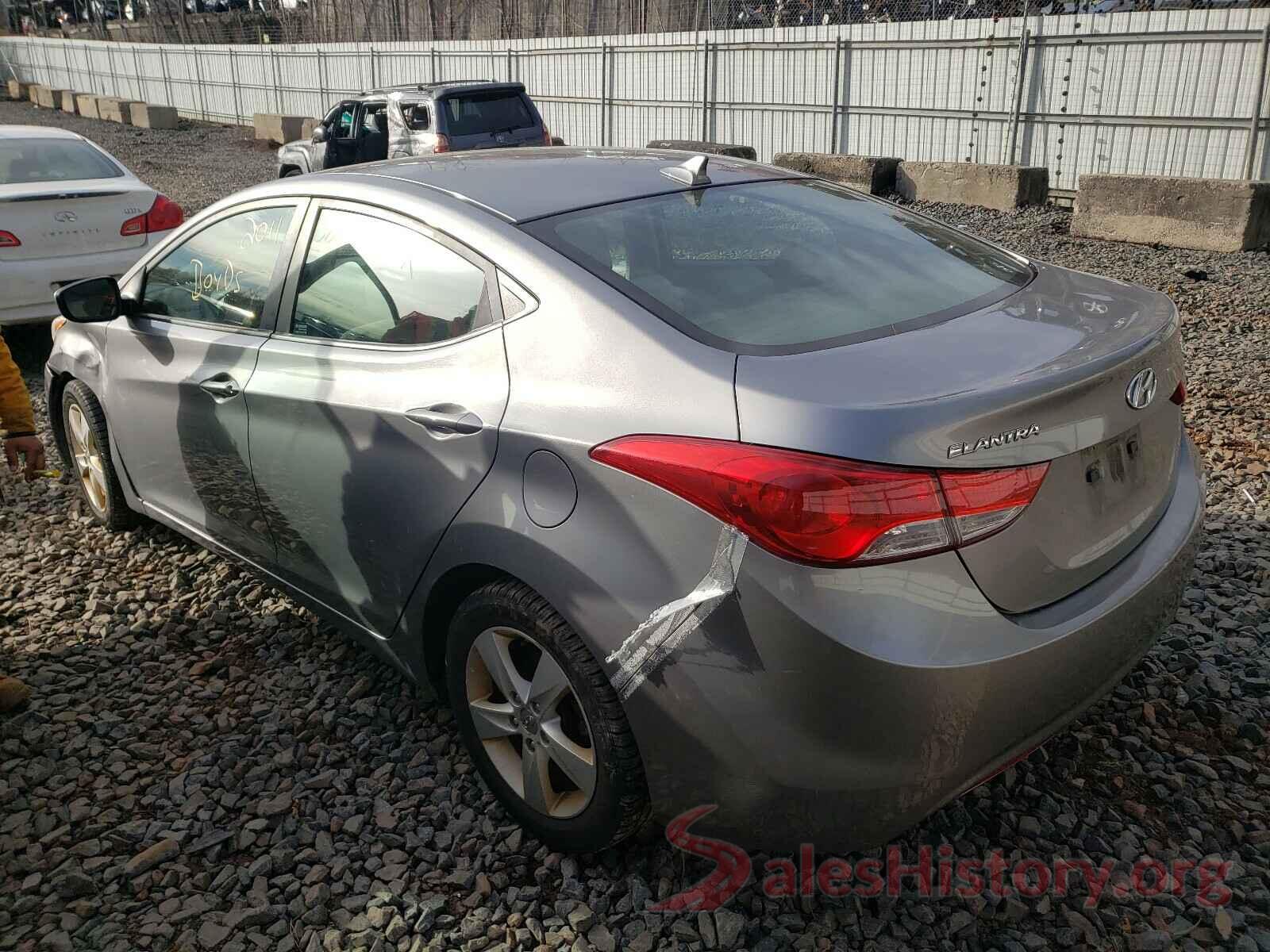 KMHDH4AE8BU129428 2011 HYUNDAI ELANTRA