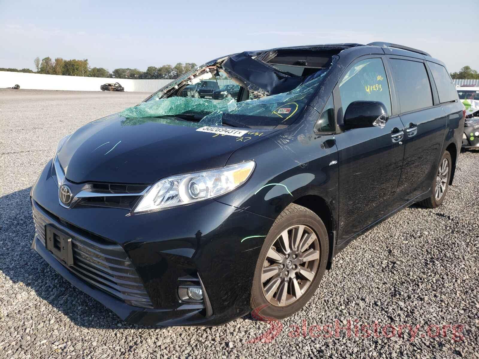 5TDDZ3DC9KS212537 2019 TOYOTA SIENNA