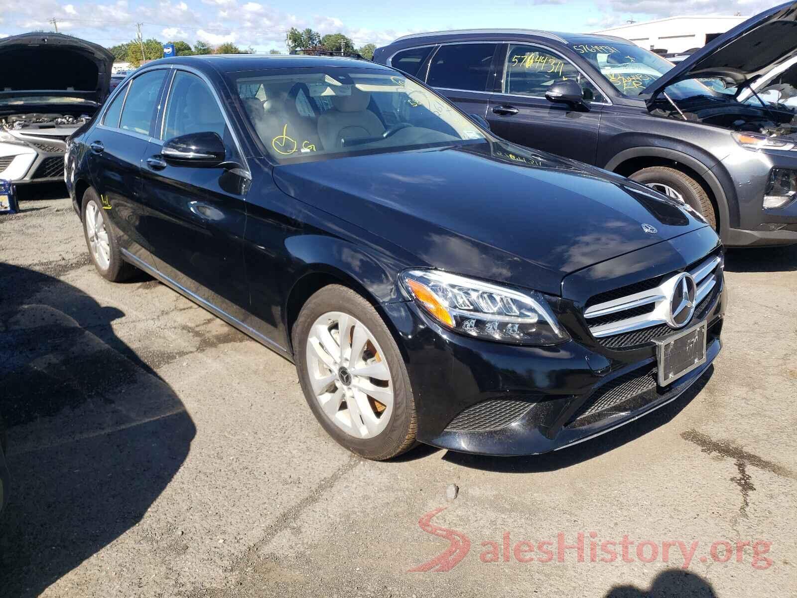 55SWF8EB7KU283758 2019 MERCEDES-BENZ C-CLASS