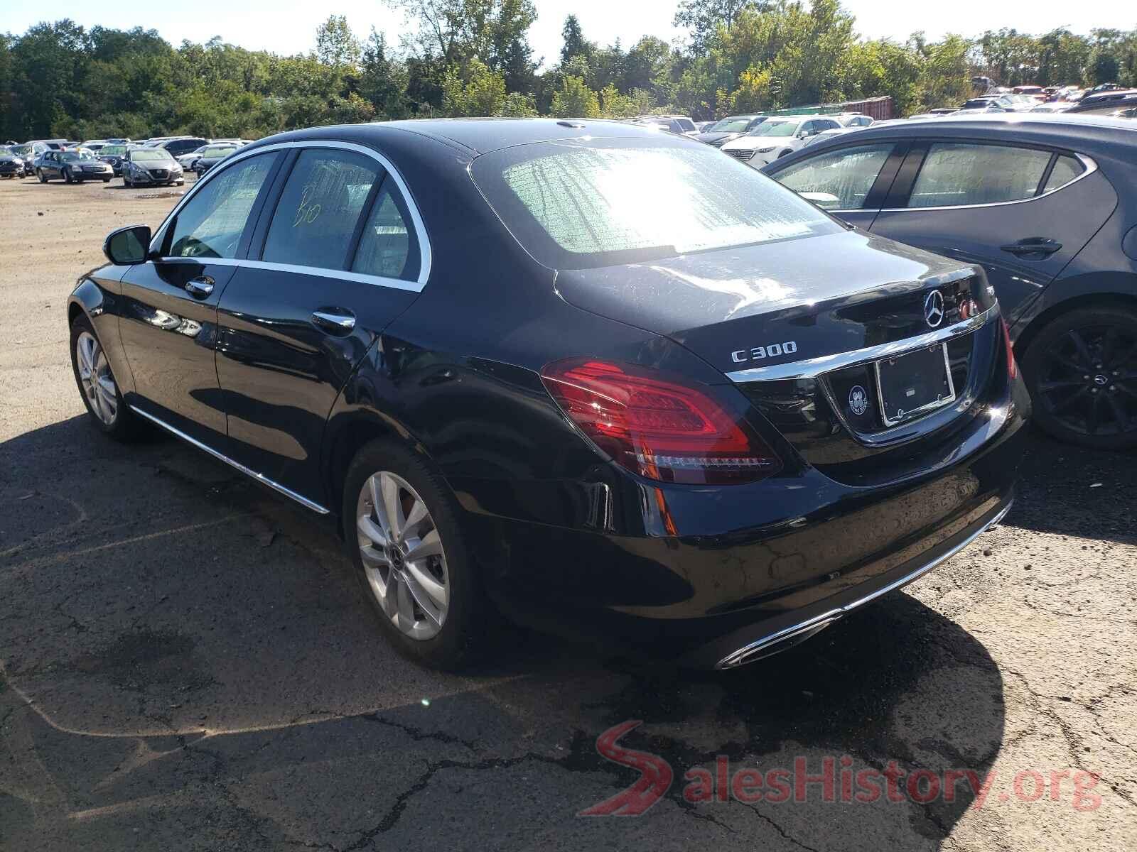 55SWF8EB7KU283758 2019 MERCEDES-BENZ C-CLASS