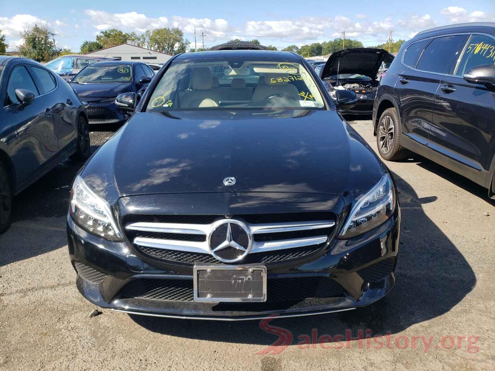 55SWF8EB7KU283758 2019 MERCEDES-BENZ C-CLASS