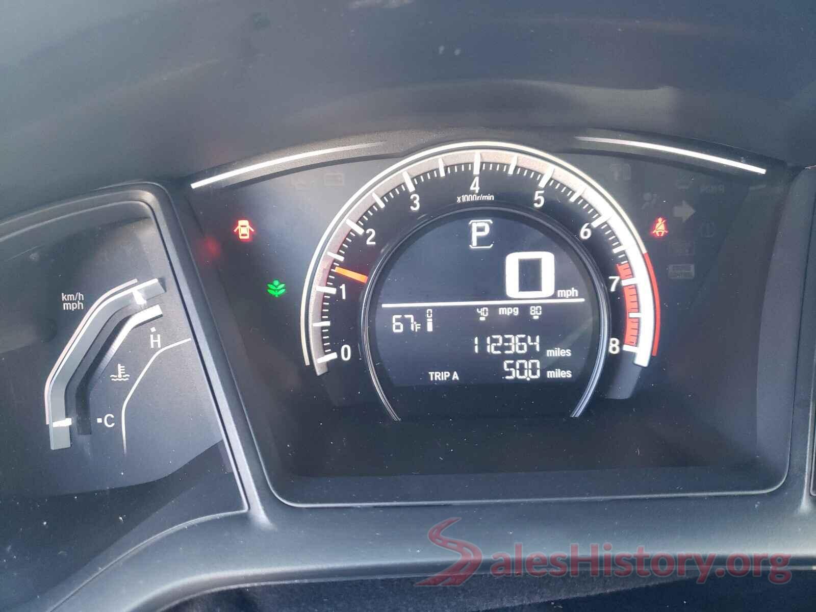 19XFC2F5XGE070283 2016 HONDA CIVIC