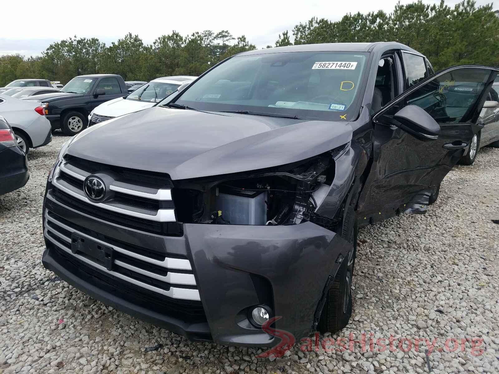 5TDZZRFH5JS242263 2018 TOYOTA HIGHLANDER