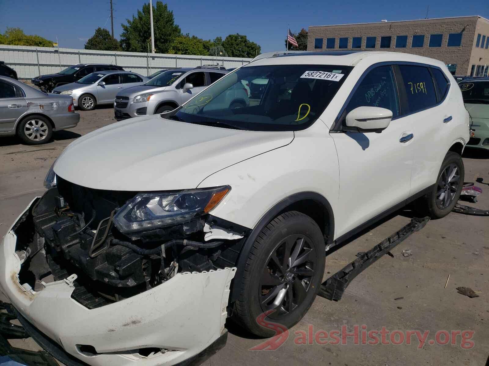 5N1AT2MV2GC782285 2016 NISSAN ROGUE