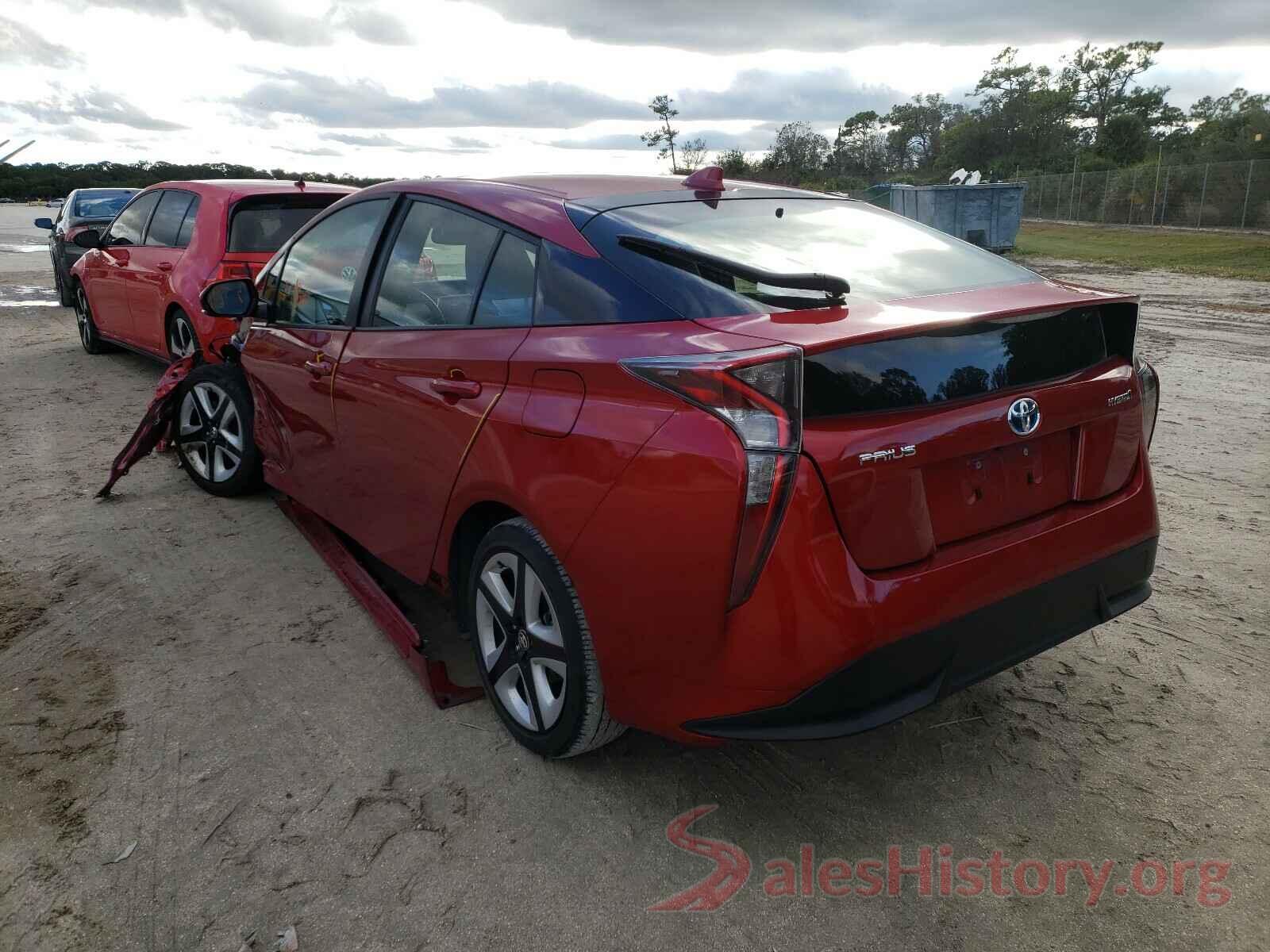 JTDKARFU4G3501907 2016 TOYOTA PRIUS