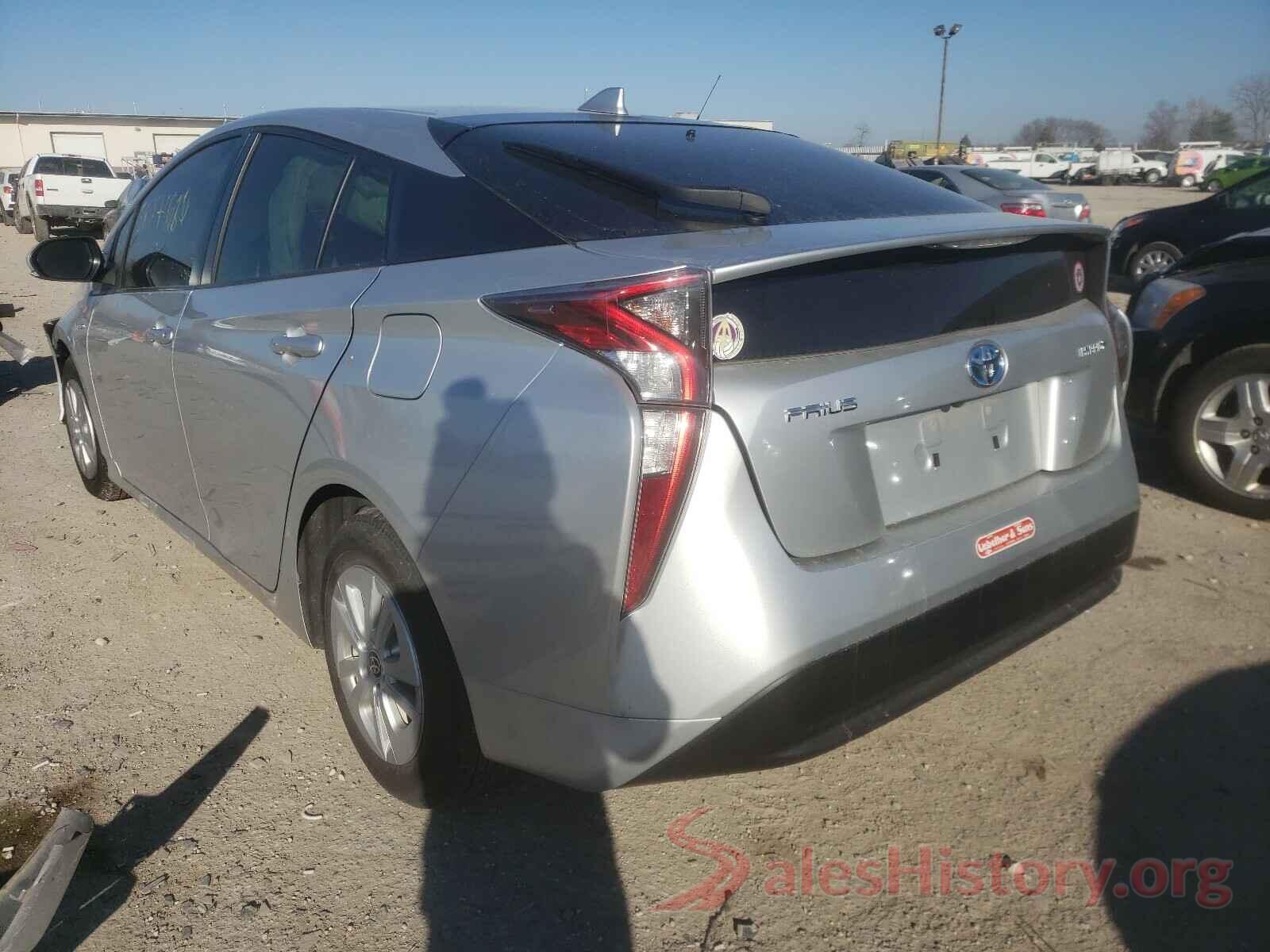 JTDKBRFU3H3039502 2017 TOYOTA PRIUS