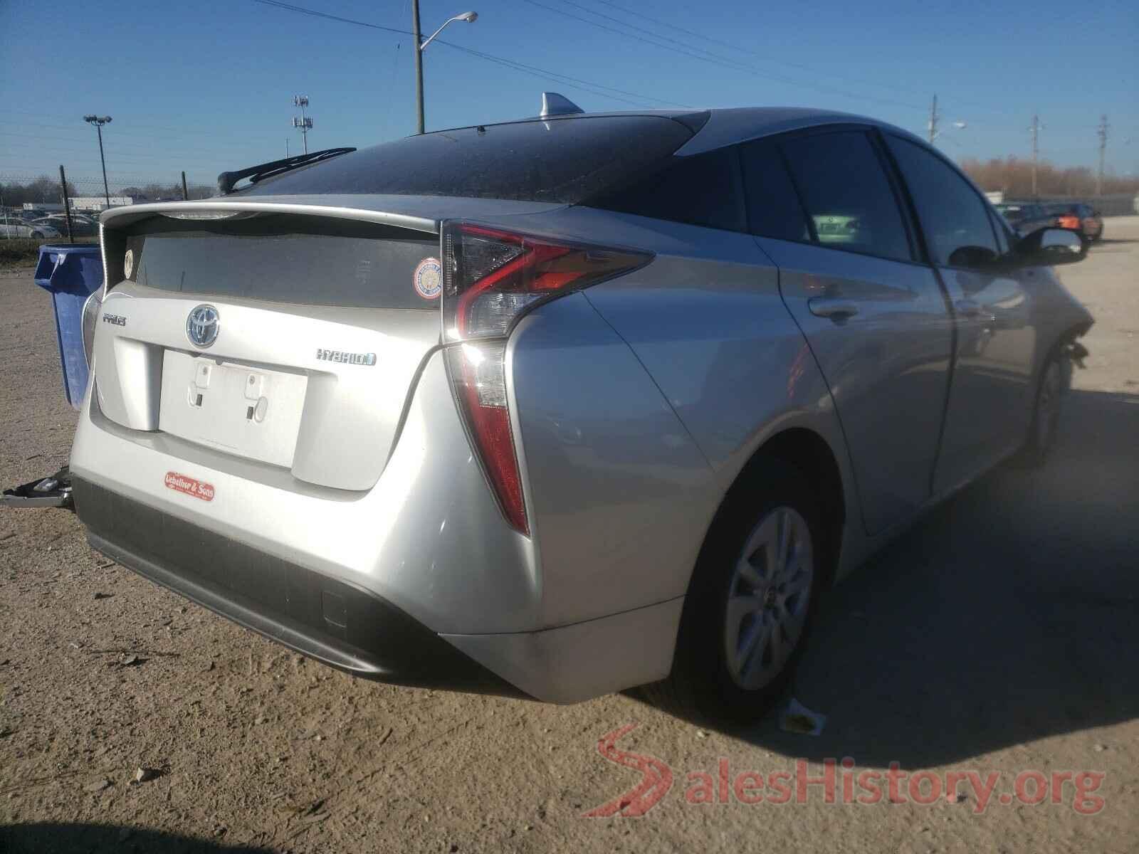 JTDKBRFU3H3039502 2017 TOYOTA PRIUS