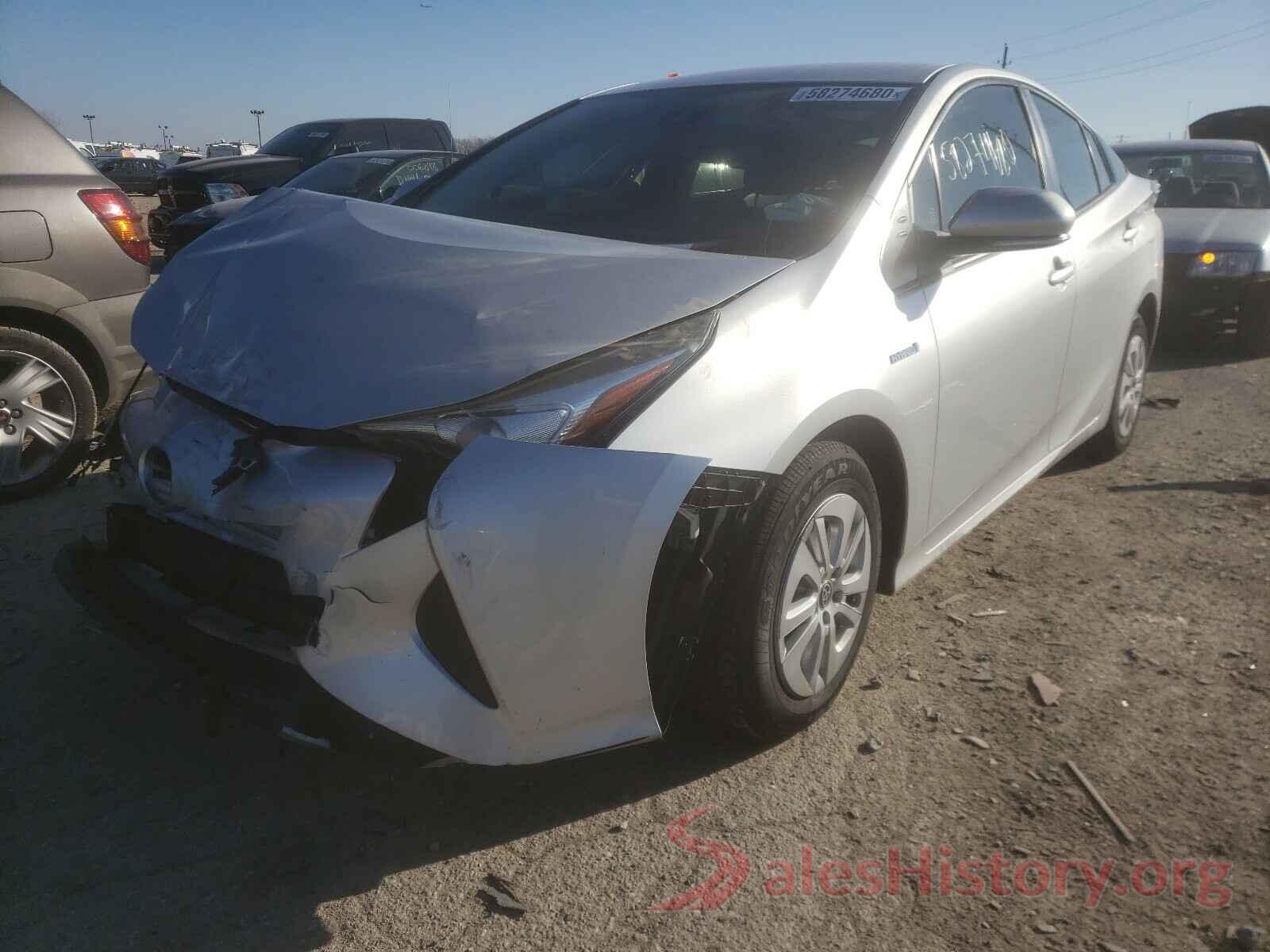 JTDKBRFU3H3039502 2017 TOYOTA PRIUS