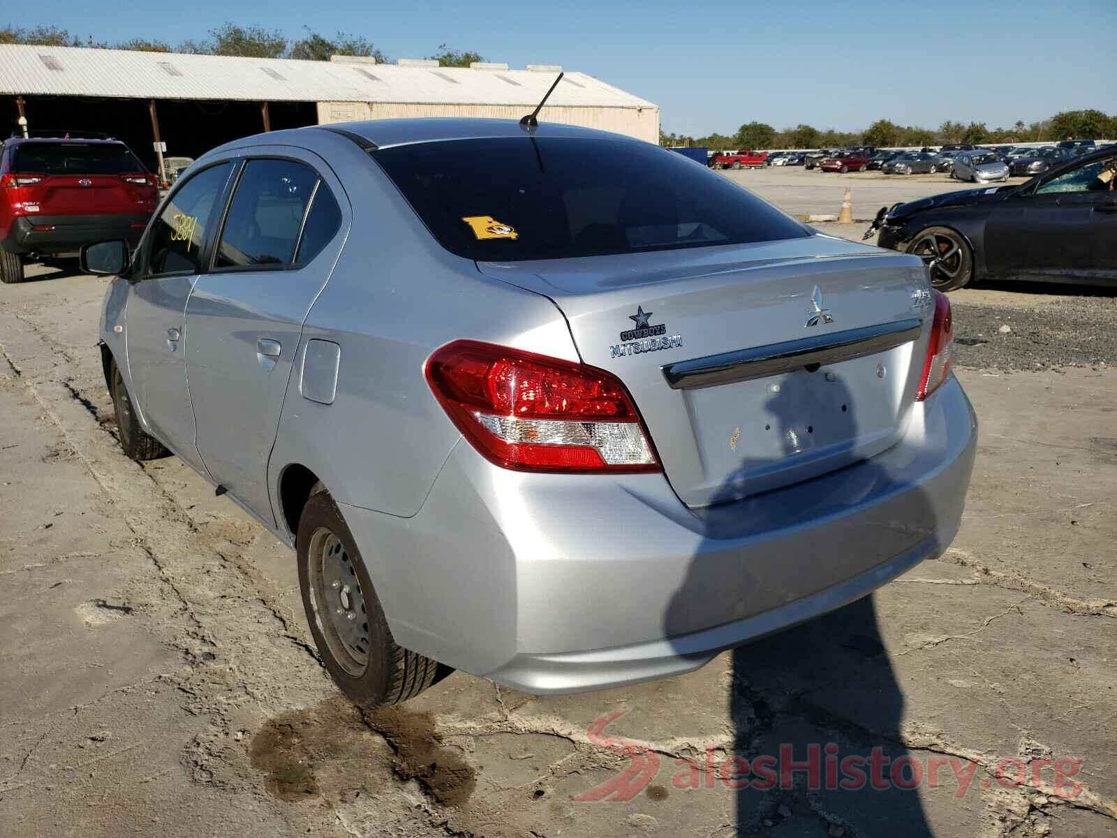 ML32F3FJ1HHF15326 2017 MITSUBISHI MIRAGE