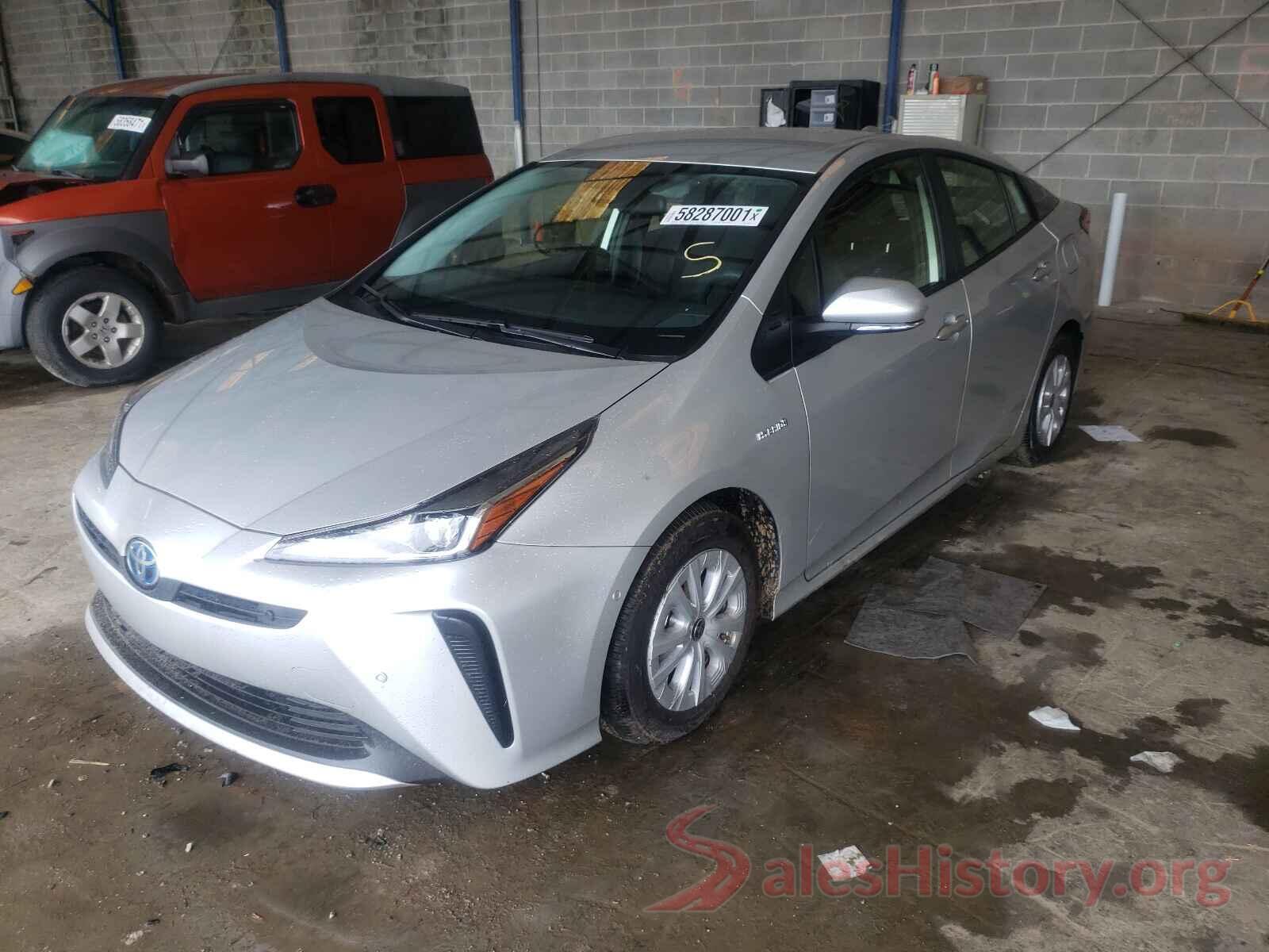 JTDKAMFUXM3134073 2021 TOYOTA PRIUS