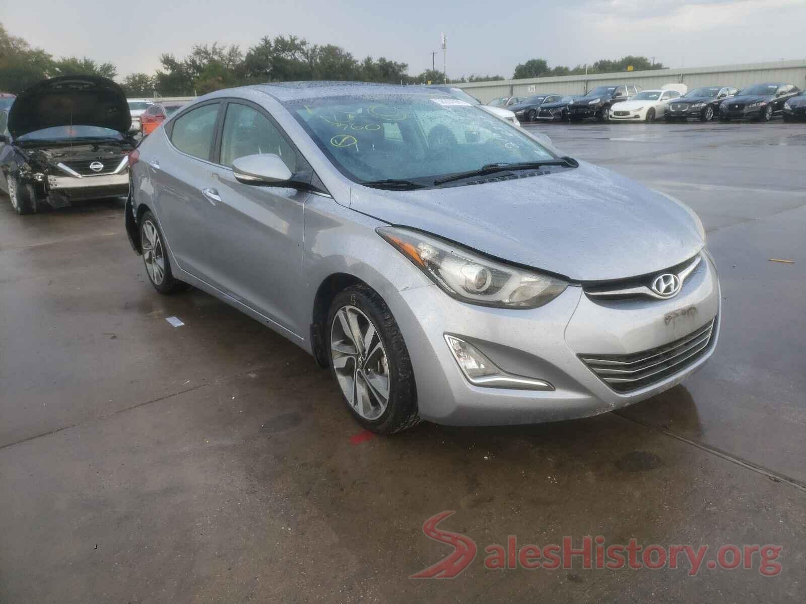 5NPDH4AE5GH676646 2016 HYUNDAI ELANTRA