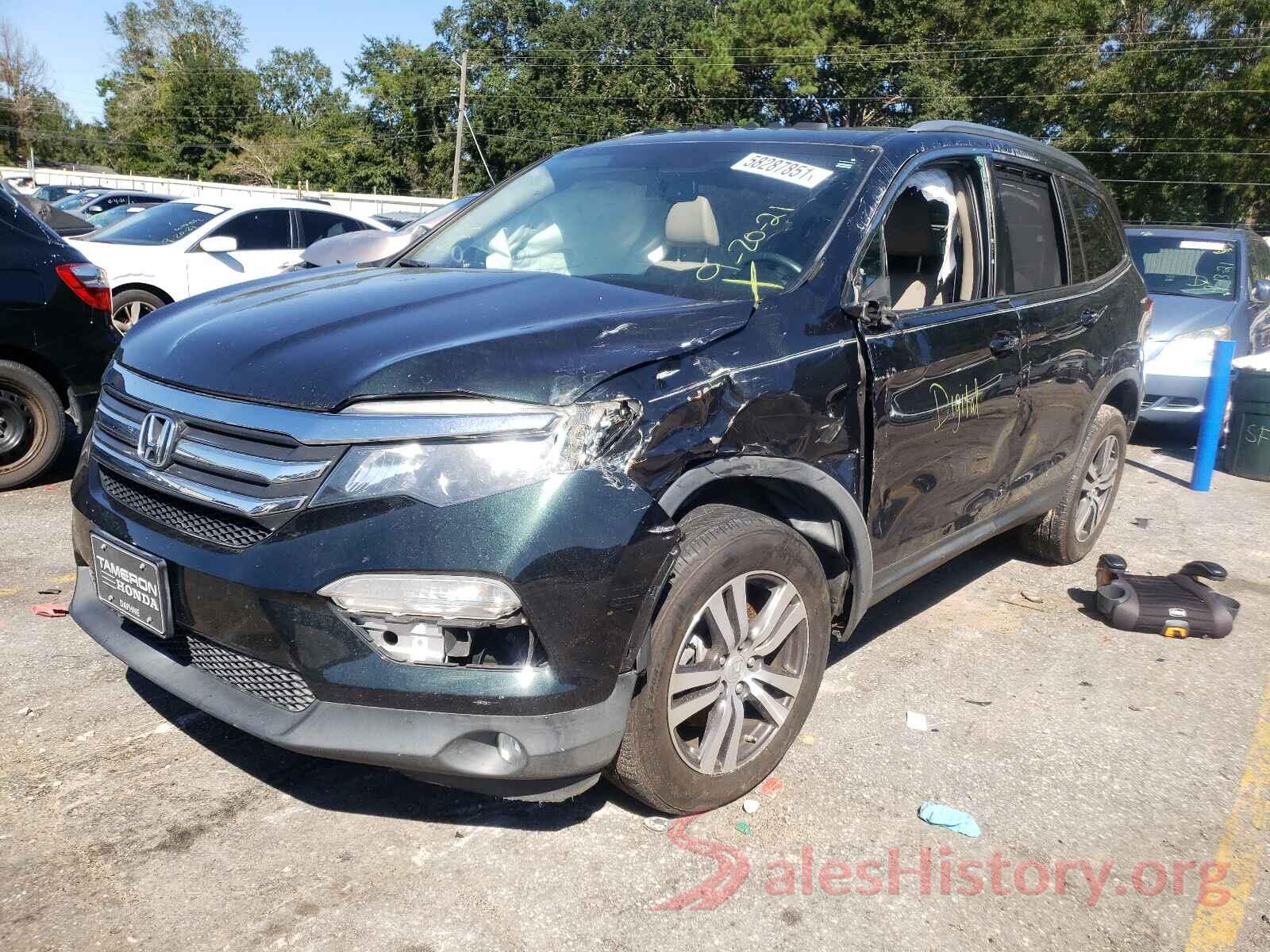 5FNYF5H81GB018401 2016 HONDA PILOT