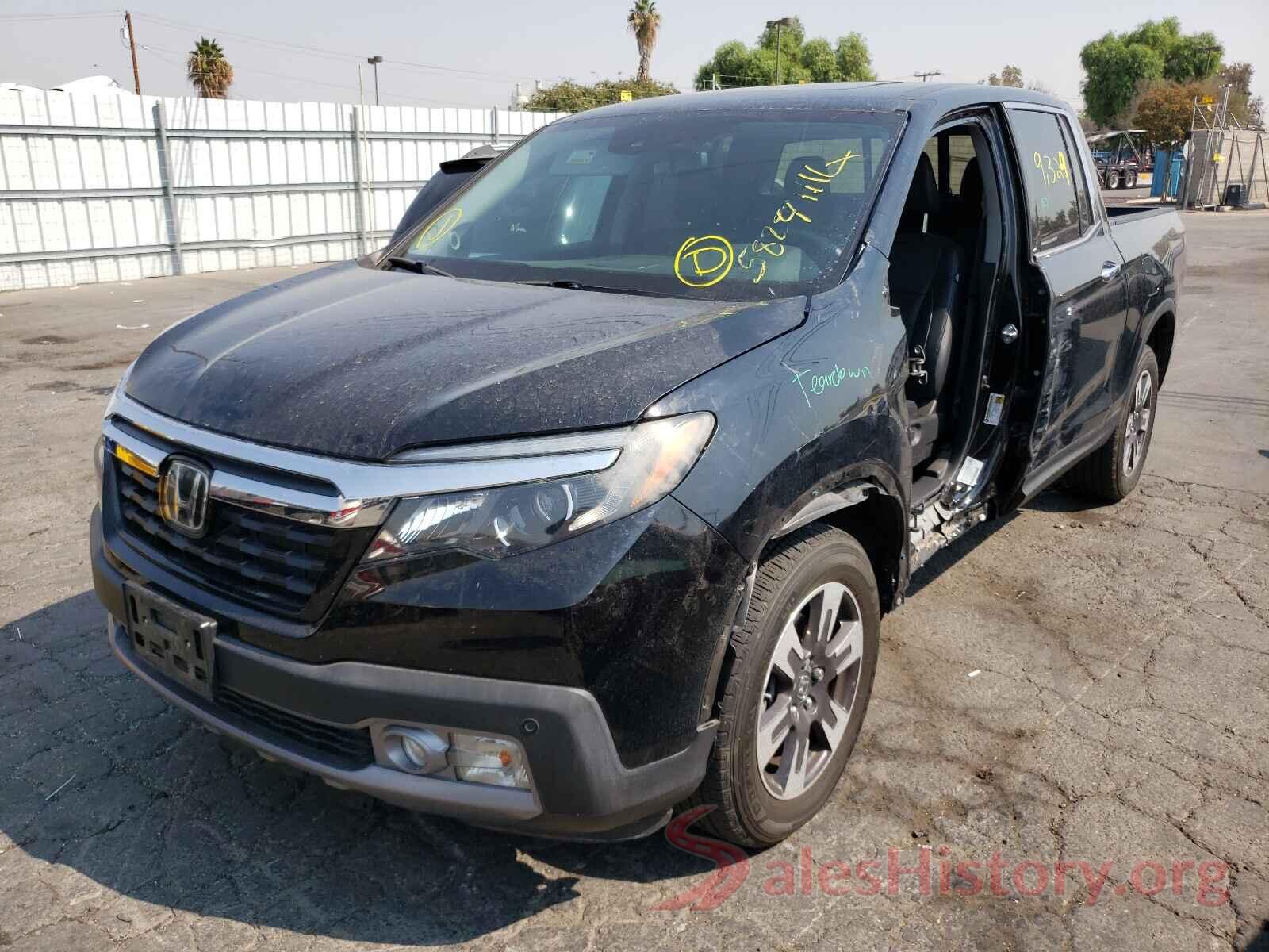 5FPYK3F77KB003489 2019 HONDA RIDGELINE