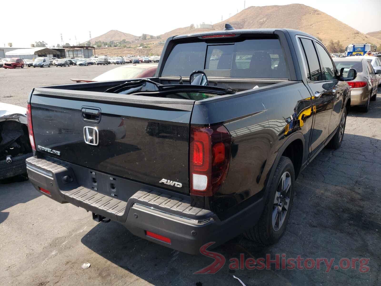 5FPYK3F77KB003489 2019 HONDA RIDGELINE