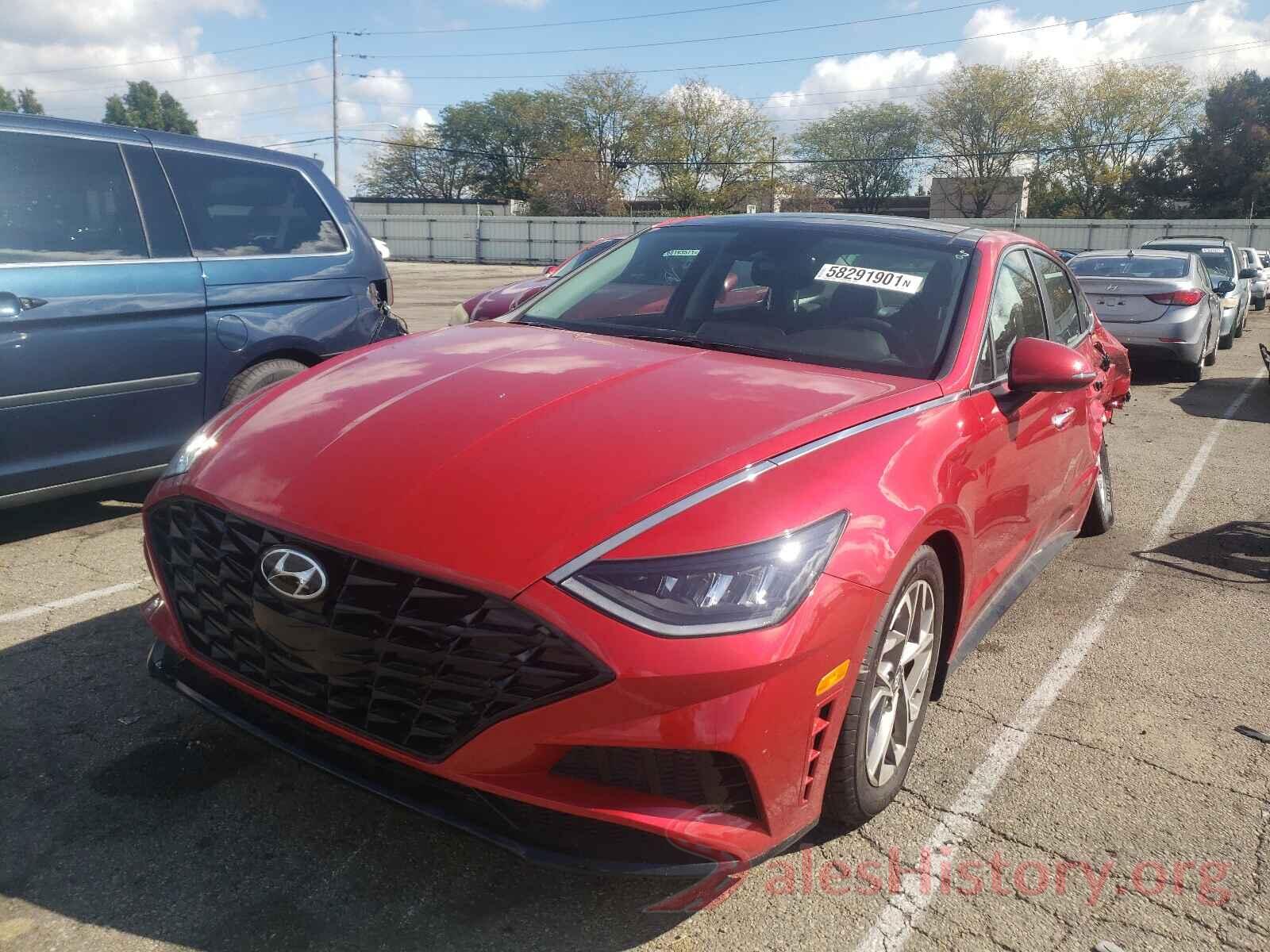 5NPEF4JA6MH109381 2021 HYUNDAI SONATA