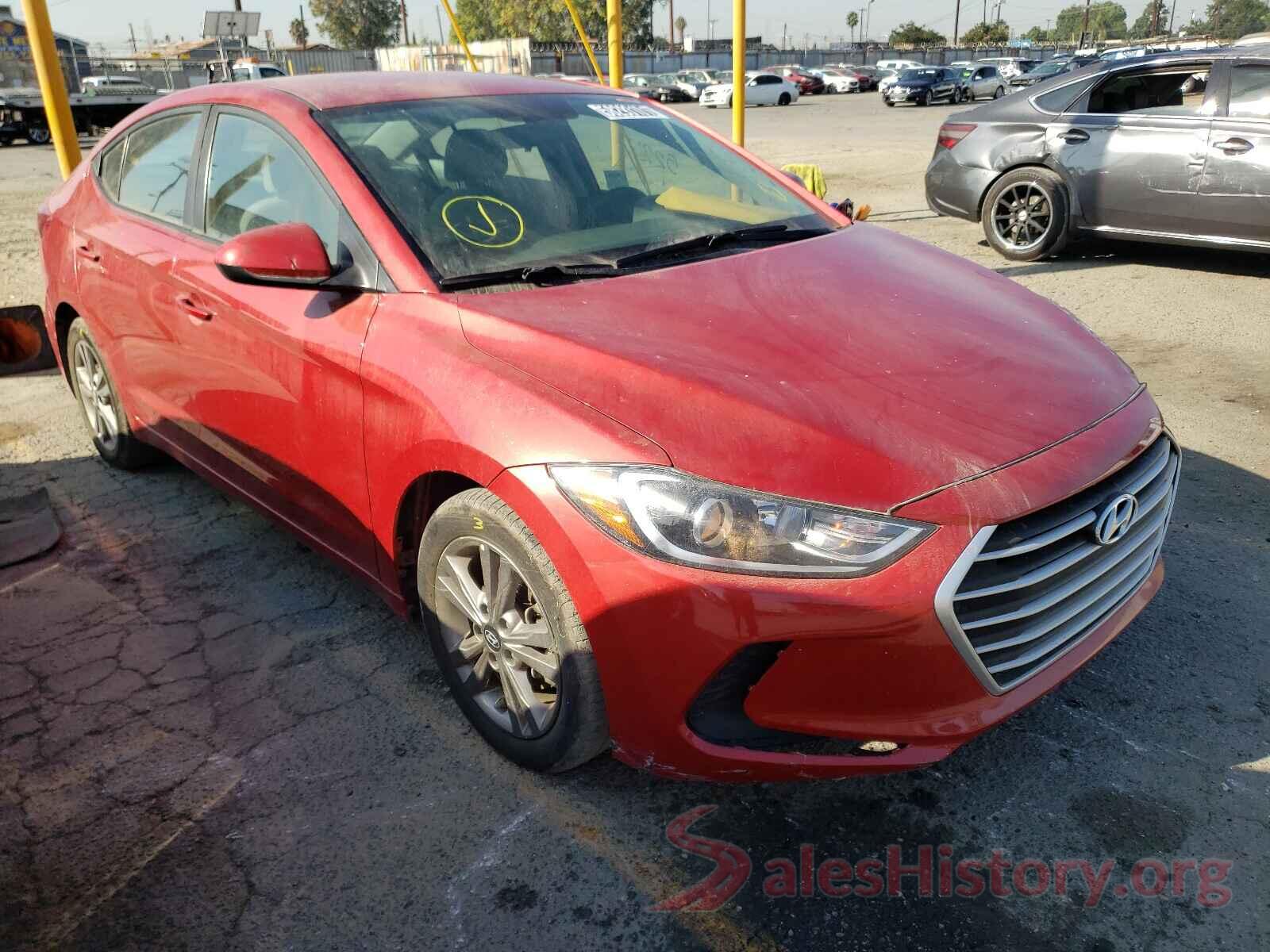 5NPD84LF7JH256982 2018 HYUNDAI ELANTRA