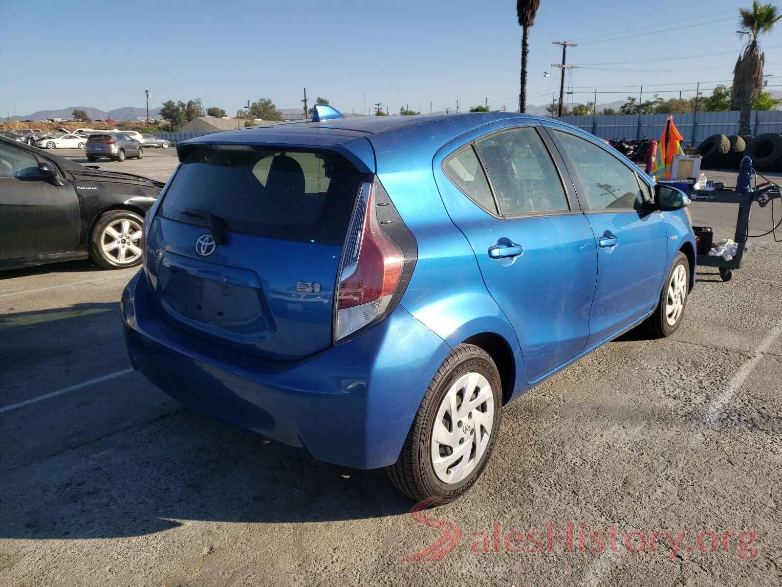 JTDKDTB34G1129739 2016 TOYOTA PRIUS